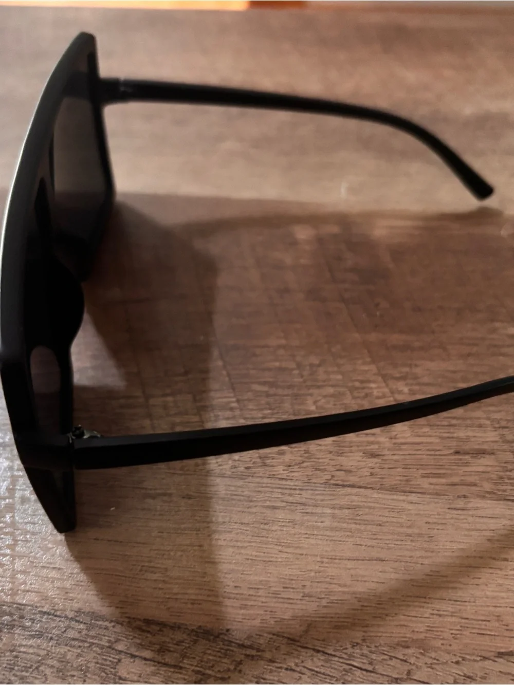 Men's Black Shield Sunglasses - Minimal Frame